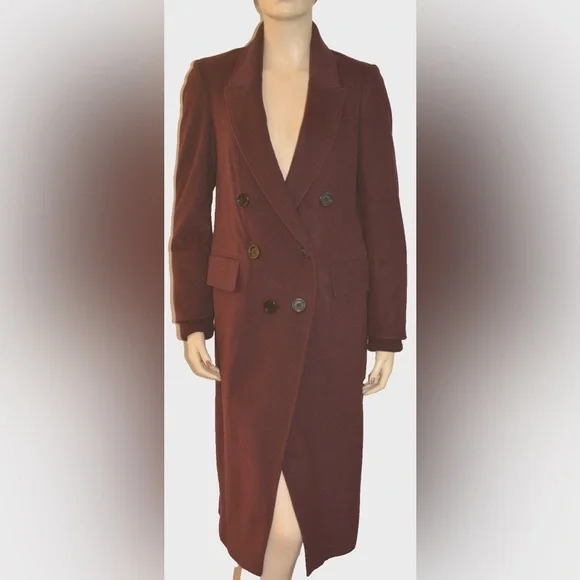 Burberry cashmere detachable shawl collar coat. Size 6 - Picture 15 of 17